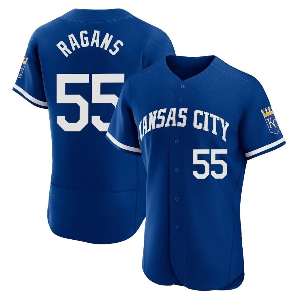 KC.Royals #55 Cole Ragans Player Royal City Connect Limited Elite Home Game Gdoa Stitched Jerseys