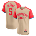 T.Rangers #5 Corey Seager Player Cream American League All-Star Game Elite Gdoa Stitched Jerseys