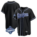 LA.Dodgers ## Dodgers Blank Player Black Carbon Limited Home World Series Meet Gdoa Stitched Jerseys