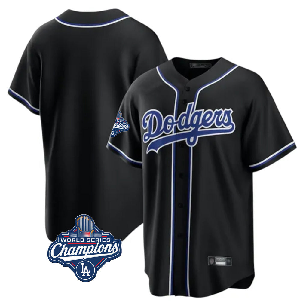 LA.Dodgers ## Dodgers Blank Player Black Carbon Limited Home World Series Meet Gdoa Stitched Jerseys