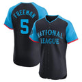 LA.Dodgers #5 Freddie Freeman Player Black National League All-Star Limited Elite Home Gdoa Stitched Jerseys