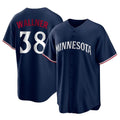 M.Twins #38 Matt Wallner Player Navy Replica Alternate Home Gdoa Stitched Jerseys