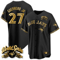 T.Blue Jays #27 Vladimir Guerrero Jr. Player Black 2025 American League All Gdoa Stitched Jerseys