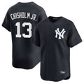 NY.Yankees #13 Jazz Chisholm Jr Player Navy Limited Game Stitched Jerseys