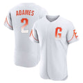 SF.Giants #2 Willy Adames Player White City Connect Home Limited Elite Stitched Jerseys