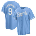 KC.Royals #9 Vinnie Pasquantino Player Light Blue Home Game Gdoa Stitched Jerseys