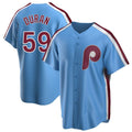 P.Phillies #59 Jhoan Duran Player Light Blue Home Limited Game Stitched Jerseys