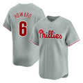 P.Phillies #6 Ryan Howard Player Gray Home Limited Stitched Jerseys