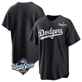 LA.Dodgers ## Dodgers Blank Player Black Pitch Fashion World Series T-shirt Gdoa Stitched Jerseys