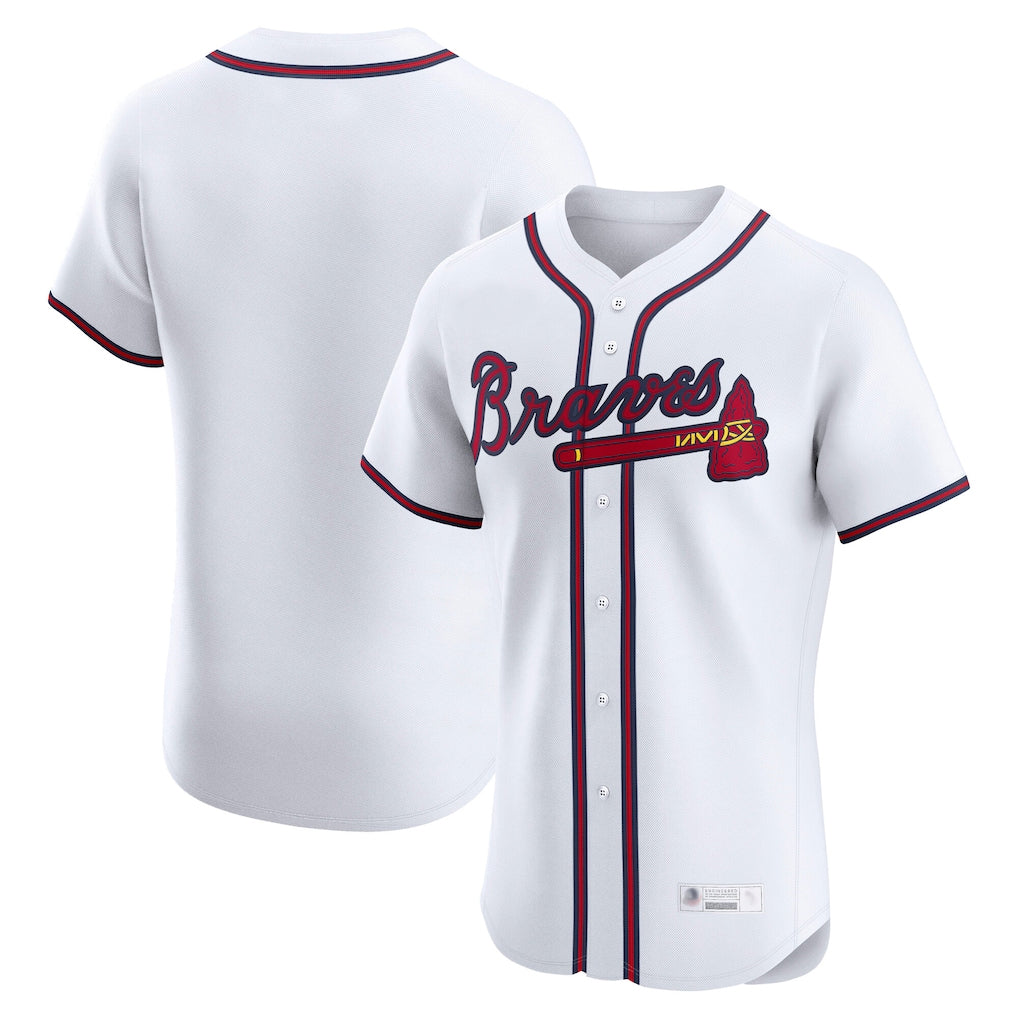 A.Braves ## Braves Blank Player White Gold Limited Elite Home Game Gdoa Stitched Jerseys