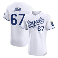KC.Royals #67 Seth Lugo Player White Alt Limited Elite Home Gdoa Stitched Jerseys
