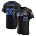 NY.Mets #26 Nolan McLean Player Black Replica Home Limited Elite Stitched Jerseys