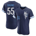 KC.Royals #55 Cole Ragans Player Navy City Connect Limited Elite Home Gdoa Stitched Jerseys