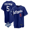 LA.Dodgers #5 Freddie Freeman Player Royal World Series Meet Game Home Gdoa Stitched Jerseys