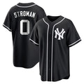 NY.Yankees #0 Marcus Stroman Player Black Out Game Home Stitched Jerseys