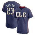 C.Guardians #23 Bo Naylor Player Navy City Connect Limited Elite Home Gdoa Stitched Jerseys