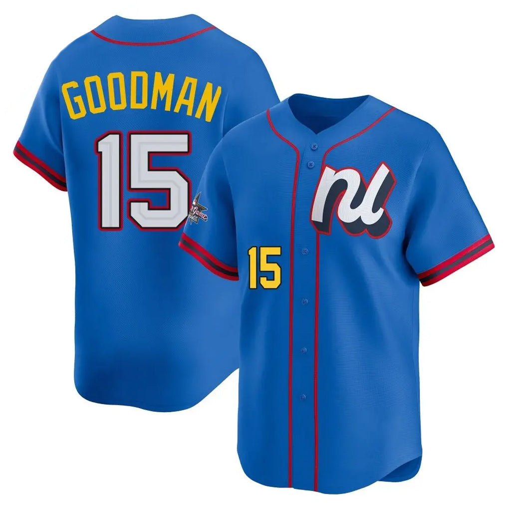 C.Rockies #15 Hunter Goodman Player Blue National League All-Star Edition Home Limited Gdoa Stitched Jerseys