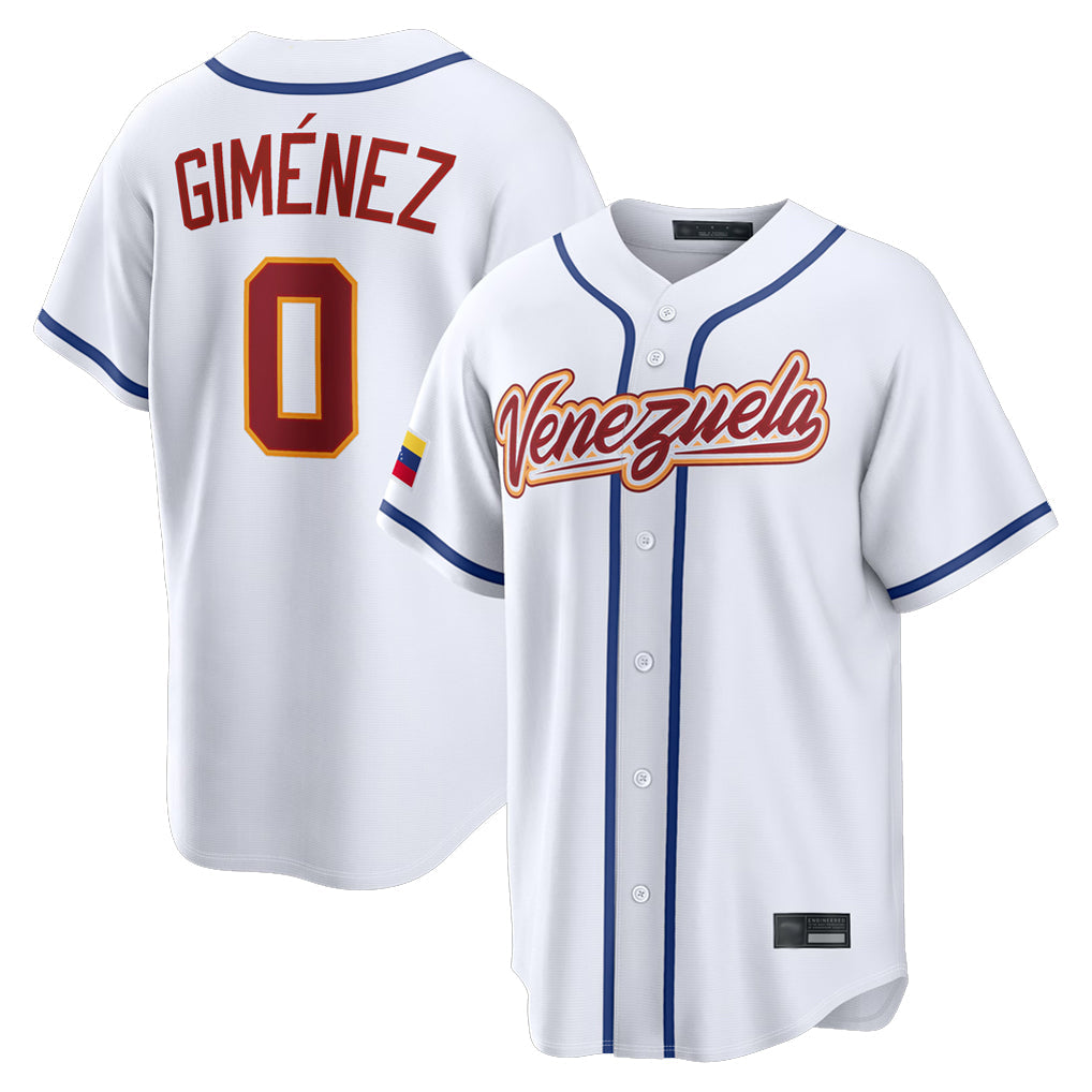 T.Blue Jays #0 Andres Gimenez Player White 2026 World Series Classic Limited Stitched Jerseys
