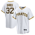 P.Pirates #32 Henry Davis Player White Home Game Stitched Jerseys