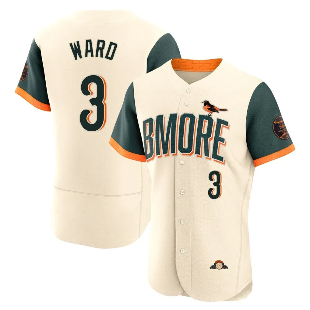 B.Orioles #3 Taylor Ward Player Cream 2026 City Connect Limited Elite Home Game Gdoa Stitched Jerseys