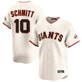 SF.Giants #10 Casey Schmitt Player Cream Home Limited Gdoa Stitched Jerseys