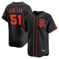 SF.Giants #51 Jung Hoo Lee Player  Black 2026 Home Limited Gdoa Stitched Jerseys