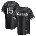 C.White Sox #15 Sean Newcomb Player Black City Connect Home Game Gdoa Stitched Jerseys