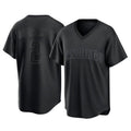 S.Diego Padres #2 Xander Bogaerts Player Black Pitch Fashion Game T-shirt Stitched Jerseys