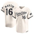 M.Twins #16 Austin Martin Player Cream Home Limited Gdoa Stitched Jerseys