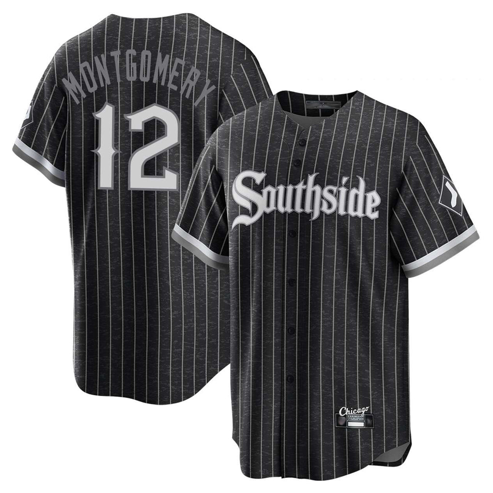 C.White Sox #12 Colson Montgomery Player Black City Connect Home Game Gdoa Stitched Jerseys