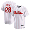 P.Phillies #28 Alec Bohm Player White Home Limited Gdoa Stitched Jerseys