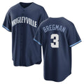 C.Cubs #3 Alex Bregman Player Navy City Connect Home Game Gdoa Stitched Jerseys