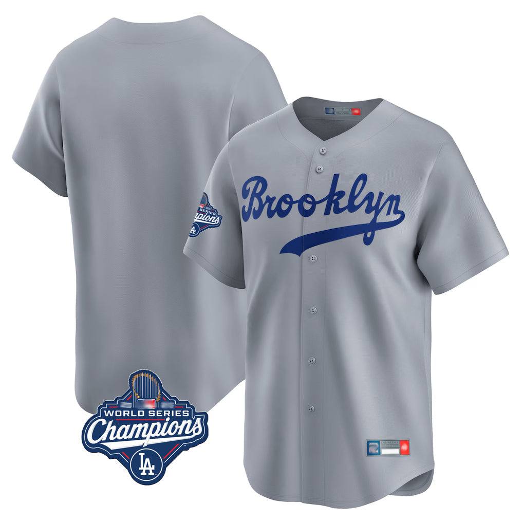LA.Dodgers ## Dodgers Blank Player Gray Game Limited Home World Series Meet Gdoa Stitched Jerseys