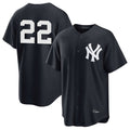 NY.Yankees #22 Ben Rice Player Navy Game Stitched Jerseys