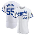 KC.Royals #55 Cole Ragans Player White Limited Elite Home Game Gdoa Stitched Jerseys