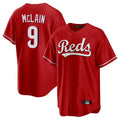 C.Reds #9 Matt McLain Player Red Home Game Gdoa Stitched Jerseys