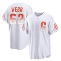 SF.Giants #62 Logan Webb Player White City Connect Home Game Stitched Jerseys