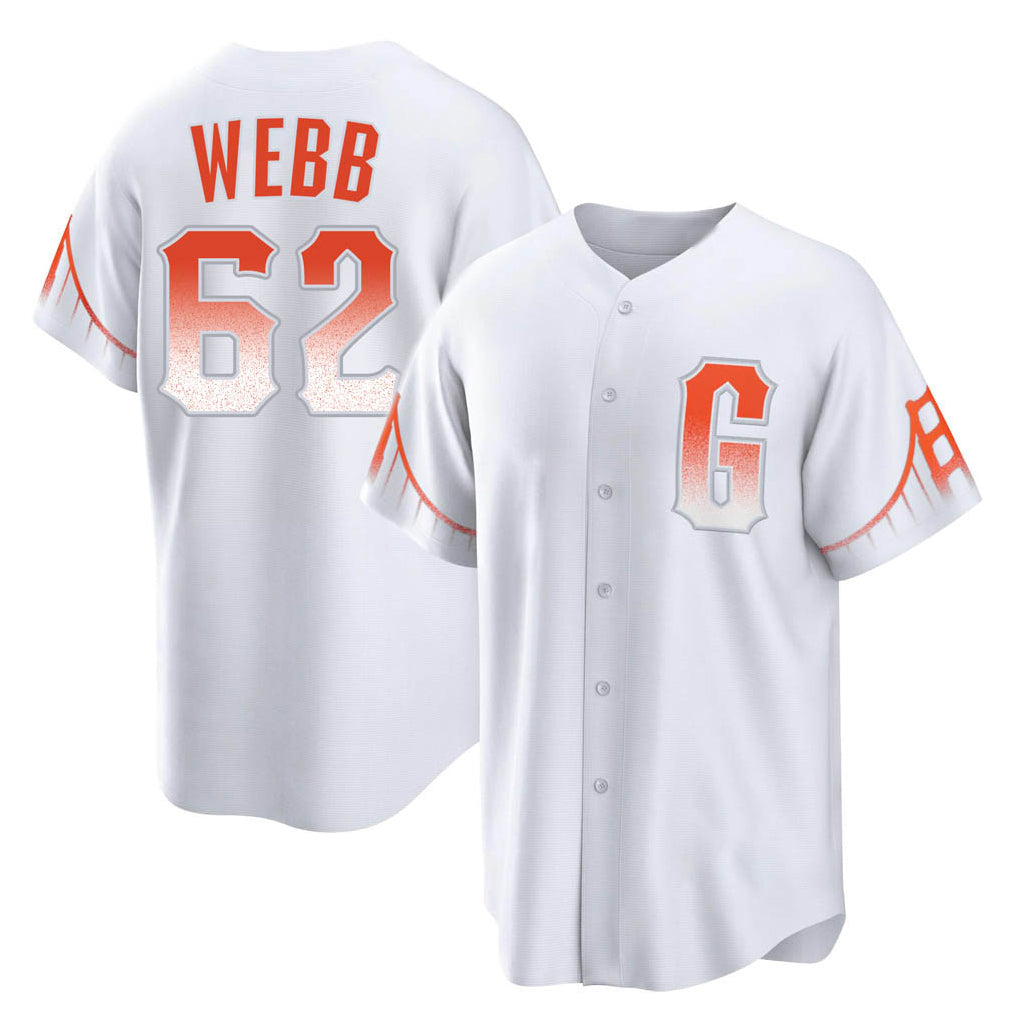 SF.Giants #62 Logan Webb Player White City Connect Home Game Gdoa Stitched Jerseys