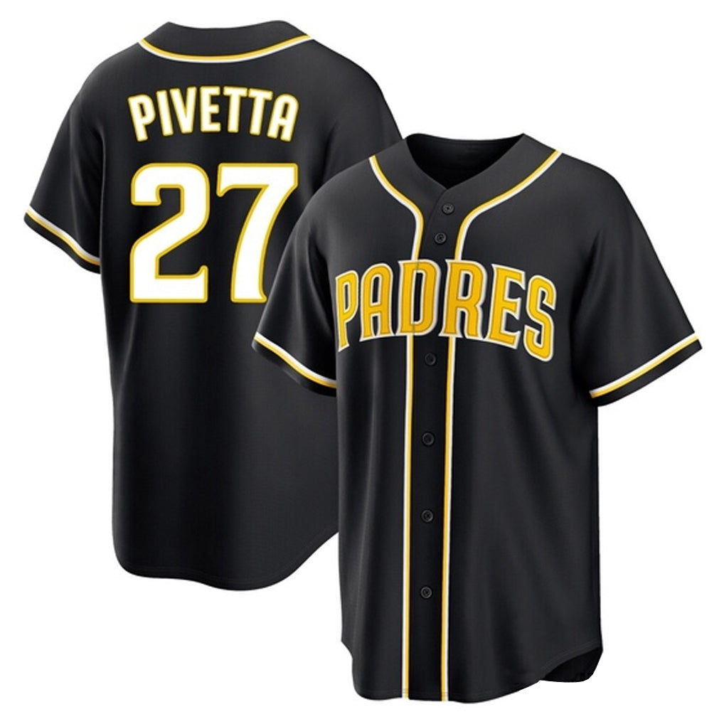 S.Diego Padres #27 Nick Pivetta Player Black 2026 Fashion Home Gdoa Stitched Jerseys
