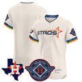 H.Astros ## Astros Blank Player Cream City Connect Texas Patch Vapor Premier Limited Elite Home Gdoa Stitched Jerseys