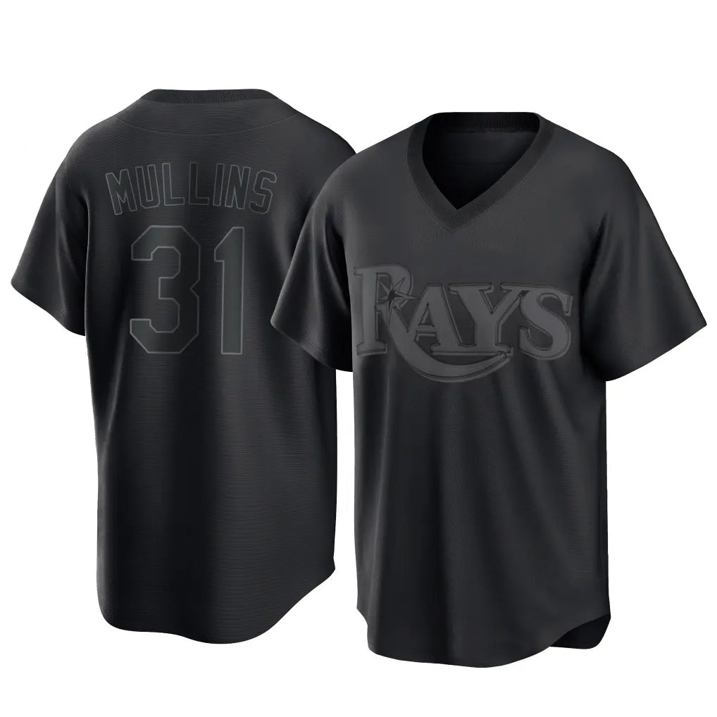 T.Bay Rays #31 Cedric Mullins Player Black Home Game Stitched Jerseys