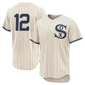C.White Sox #12 Colson Montgomery Player Cream Field of Dreams Limited Elite Home Gdoa Stitched Jerseys