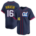 LA.Angels #16 Yusei Kikuchi Player Navy Limited American League All-Star Edition Gdoa Stitched Jerseys