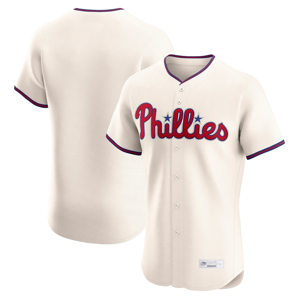 P.Phillies ## Phillies Blank Player Cream Home Limited Elite Stitched Jerseys