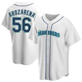 S.Mariners #56 Randy Arozarena Player White Home Game Stitched Jerseys