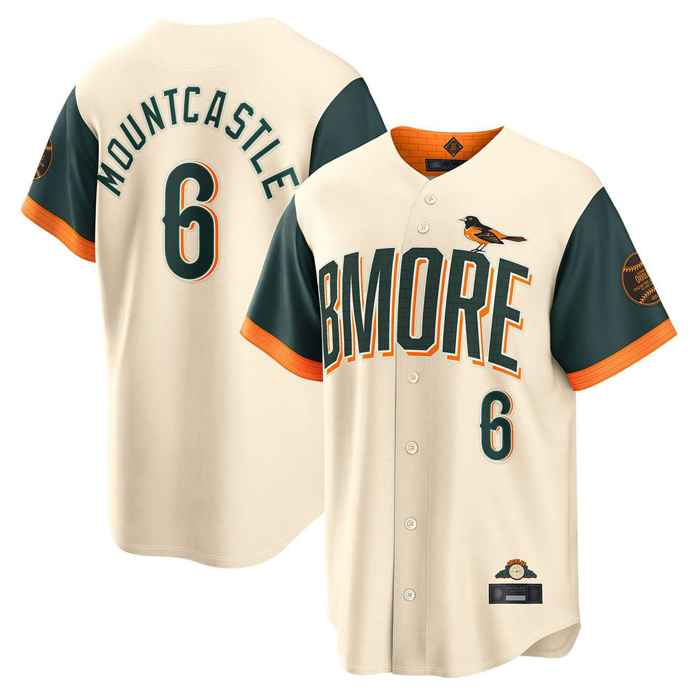 B.Orioles #6 Ryan Mountcastle Player Cream 2026 City Connect Home Game Gdoa Stitched Jerseys