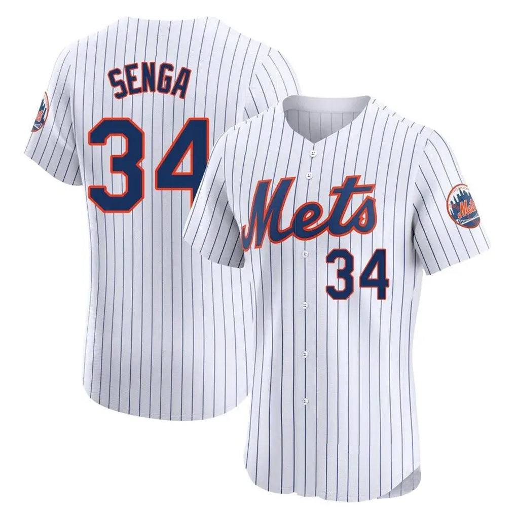 NY.Mets #34 Kodai Senga Player White Home Limited Elite Gdoa Stitched Jerseys