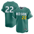 B.Red Sox #22 Garrett Whitlock Player Green City Connect Limited Home Game Gdoa Stitched Jerseys