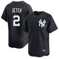 NY.Yankees #2 Derek Jeter Player Navy Limited Home Stitched Jerseys