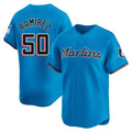 M.Marlins #50 Agustin Ramirez Player Blue Home Limited Gdoa Stitched Jerseys